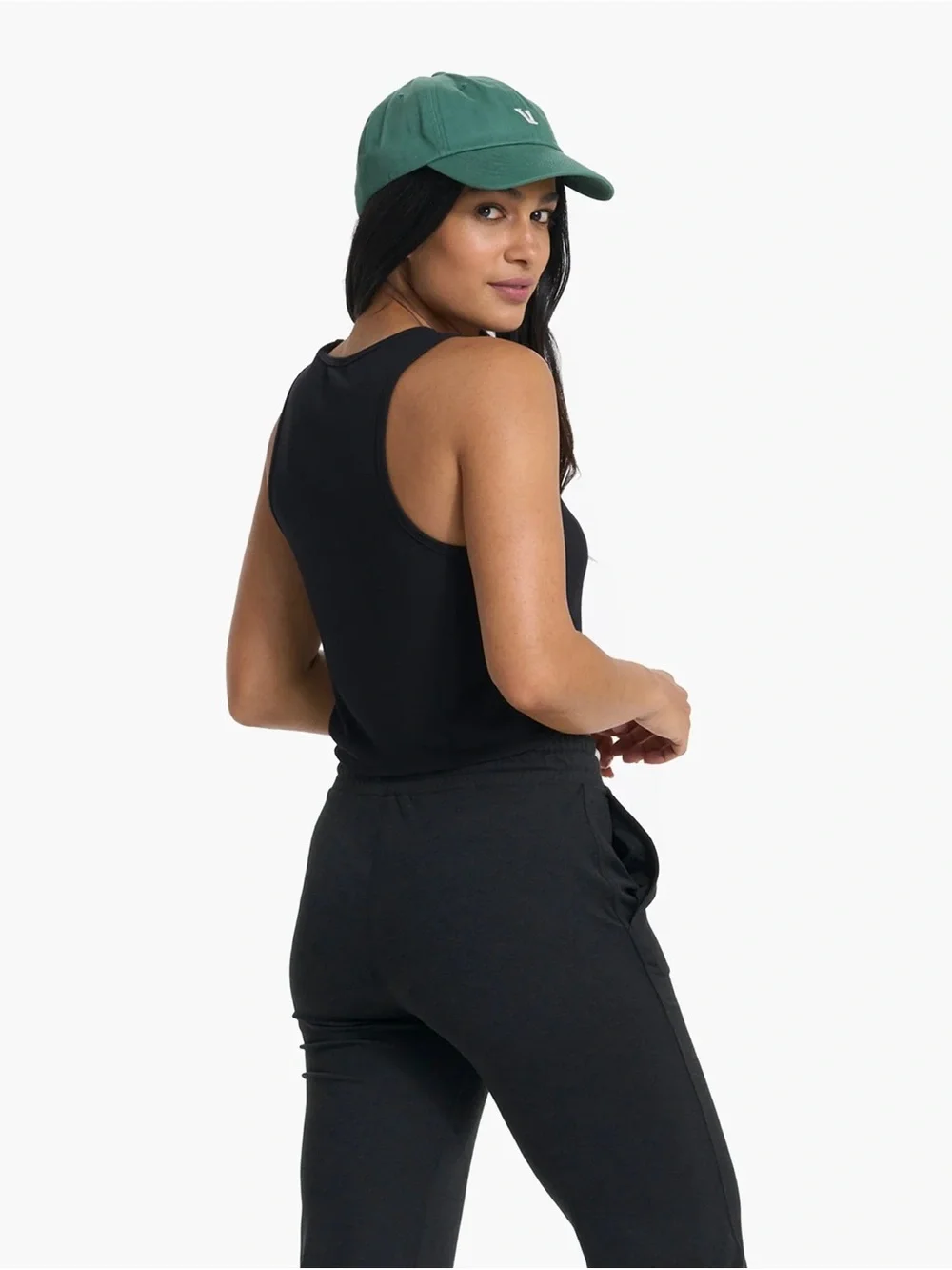 Vuori Black Cove Cropped Tank Size XS - Picture 3 of 6